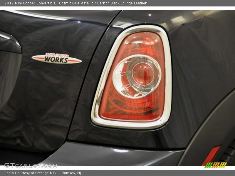 Cosmic Blue Metallic / Carbon Black Lounge Leather 2012 Mini Cooper Convertible