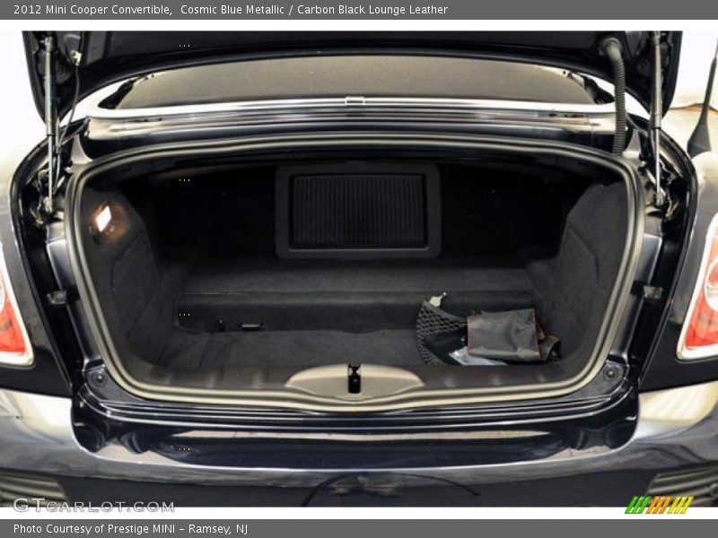 Cosmic Blue Metallic / Carbon Black Lounge Leather 2012 Mini Cooper Convertible