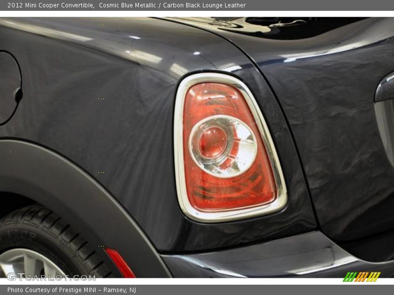Cosmic Blue Metallic / Carbon Black Lounge Leather 2012 Mini Cooper Convertible