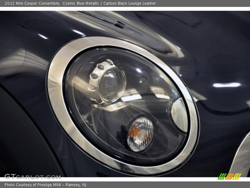 Cosmic Blue Metallic / Carbon Black Lounge Leather 2012 Mini Cooper Convertible