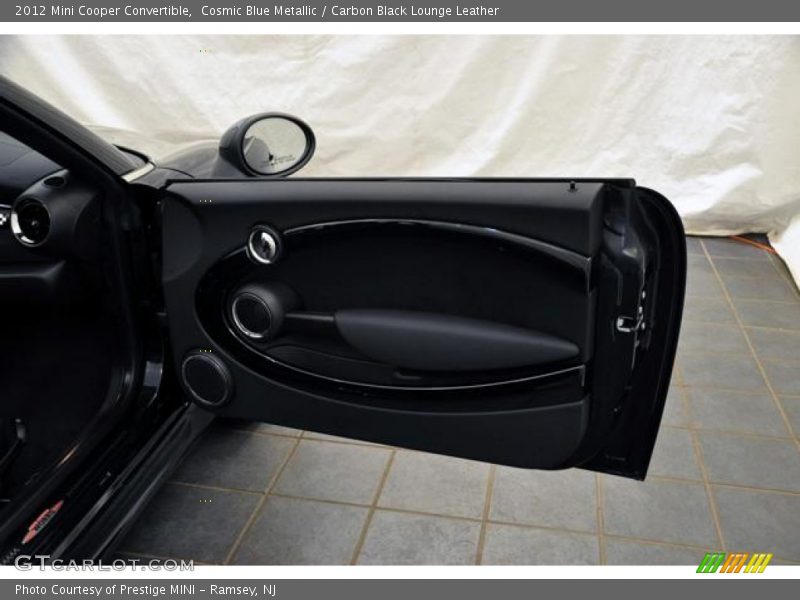 Cosmic Blue Metallic / Carbon Black Lounge Leather 2012 Mini Cooper Convertible