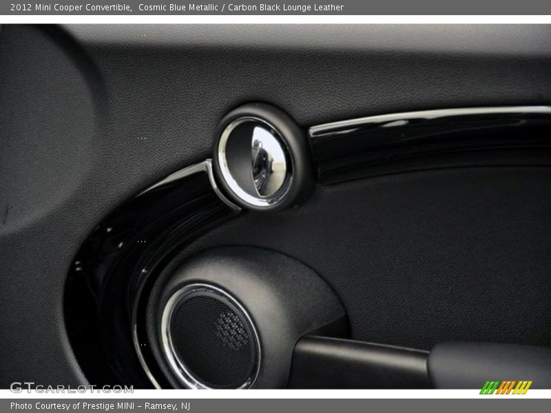 Cosmic Blue Metallic / Carbon Black Lounge Leather 2012 Mini Cooper Convertible