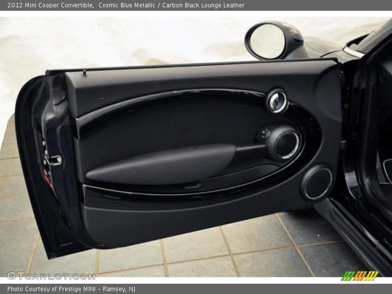 Cosmic Blue Metallic / Carbon Black Lounge Leather 2012 Mini Cooper Convertible