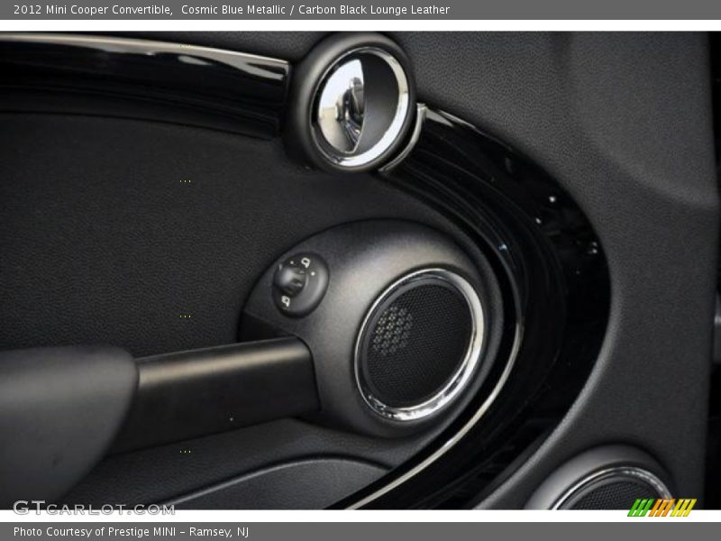 Cosmic Blue Metallic / Carbon Black Lounge Leather 2012 Mini Cooper Convertible