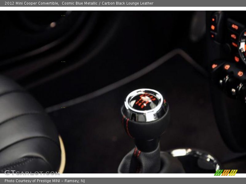 Cosmic Blue Metallic / Carbon Black Lounge Leather 2012 Mini Cooper Convertible