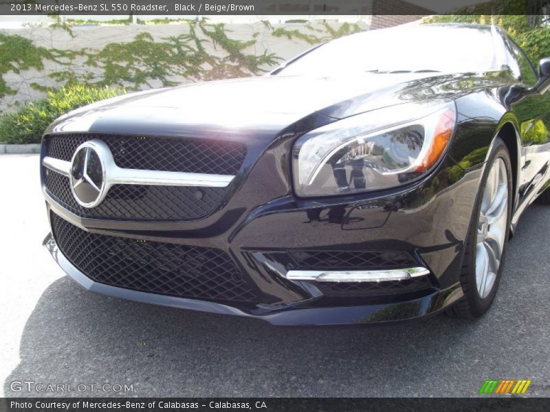 Black / Beige/Brown 2013 Mercedes-Benz SL 550 Roadster