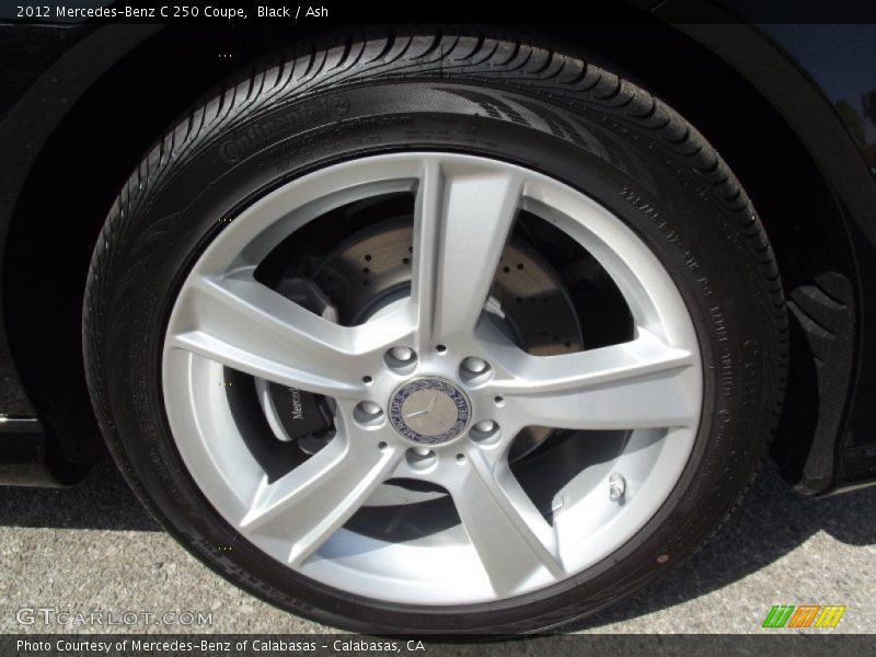 Black / Ash 2012 Mercedes-Benz C 250 Coupe