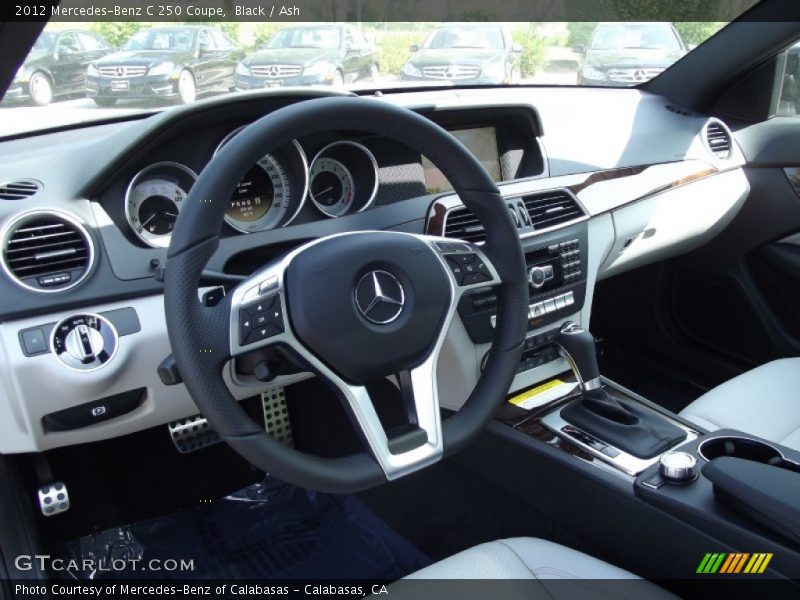 Black / Ash 2012 Mercedes-Benz C 250 Coupe