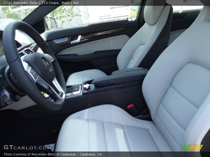 Black / Ash 2012 Mercedes-Benz C 250 Coupe