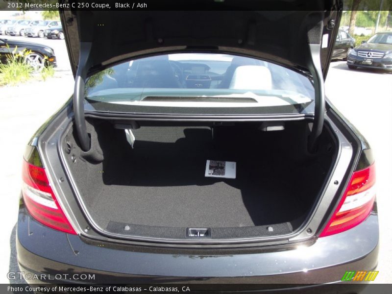 Black / Ash 2012 Mercedes-Benz C 250 Coupe