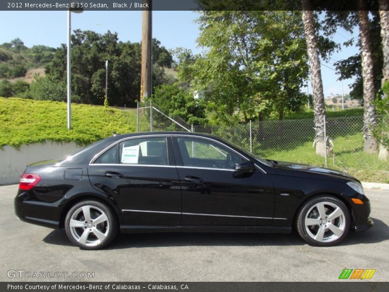 Black / Black 2012 Mercedes-Benz E 350 Sedan