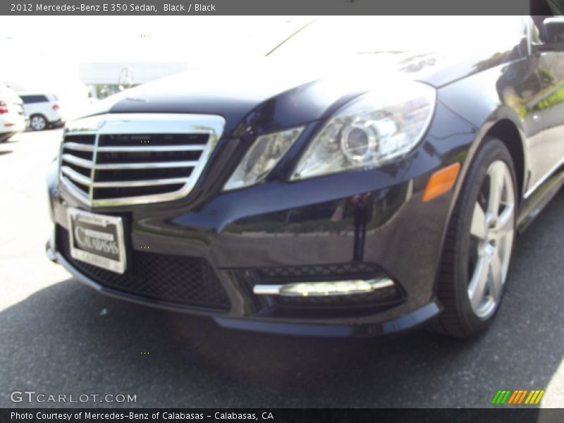 Black / Black 2012 Mercedes-Benz E 350 Sedan