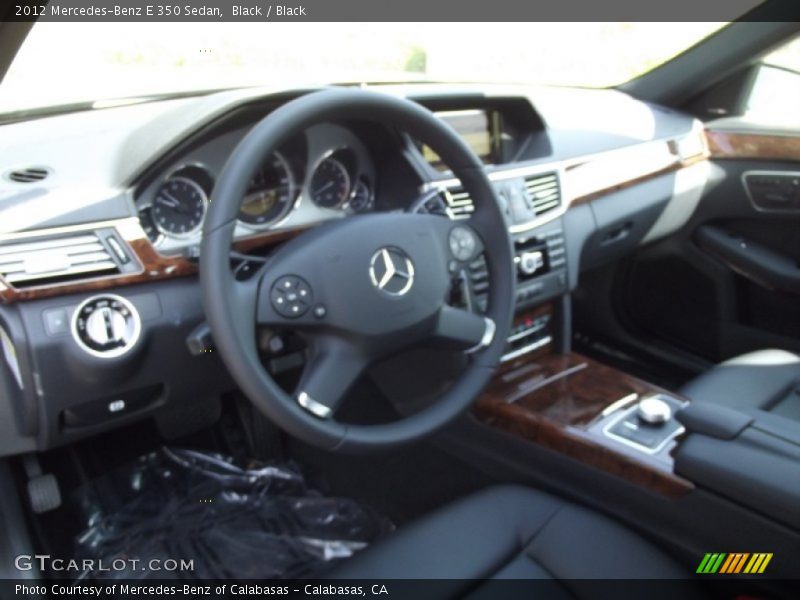 Black / Black 2012 Mercedes-Benz E 350 Sedan
