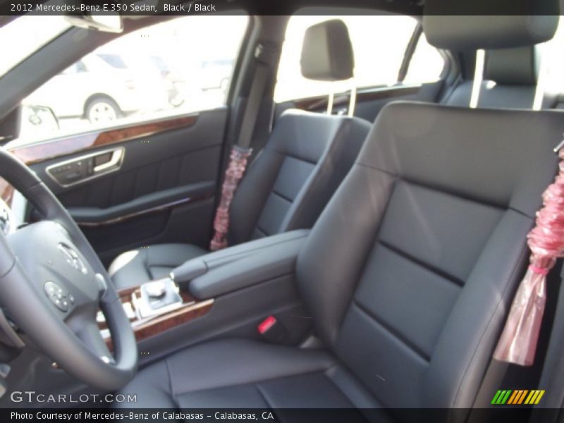 Black / Black 2012 Mercedes-Benz E 350 Sedan