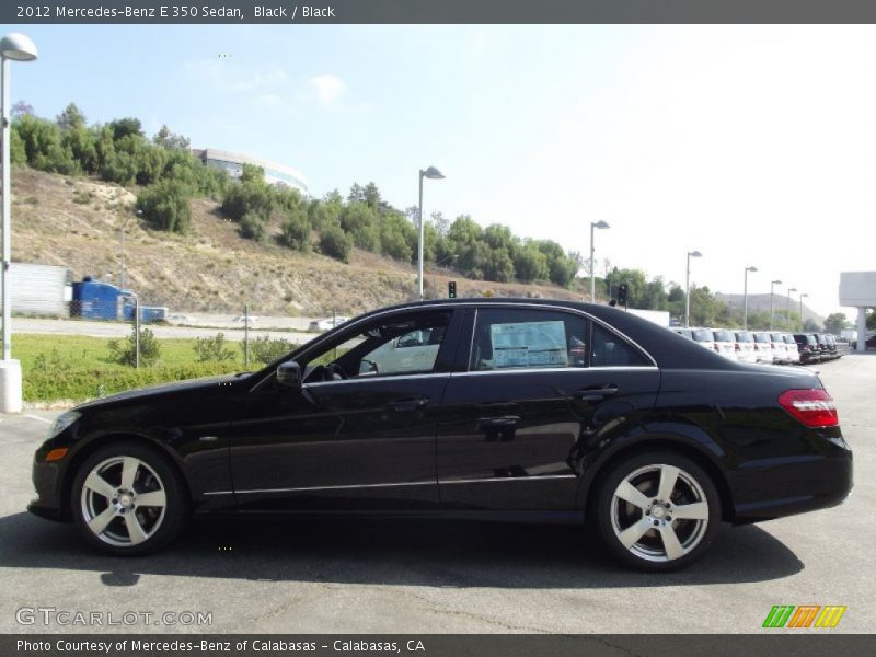 Black / Black 2012 Mercedes-Benz E 350 Sedan