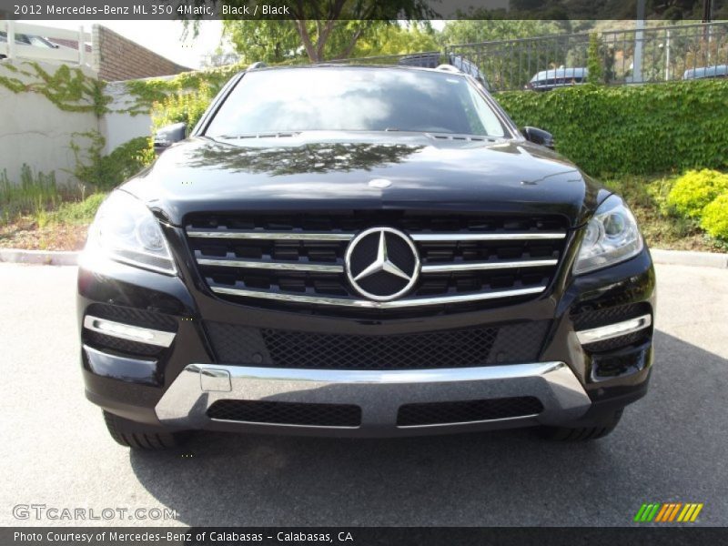 Black / Black 2012 Mercedes-Benz ML 350 4Matic