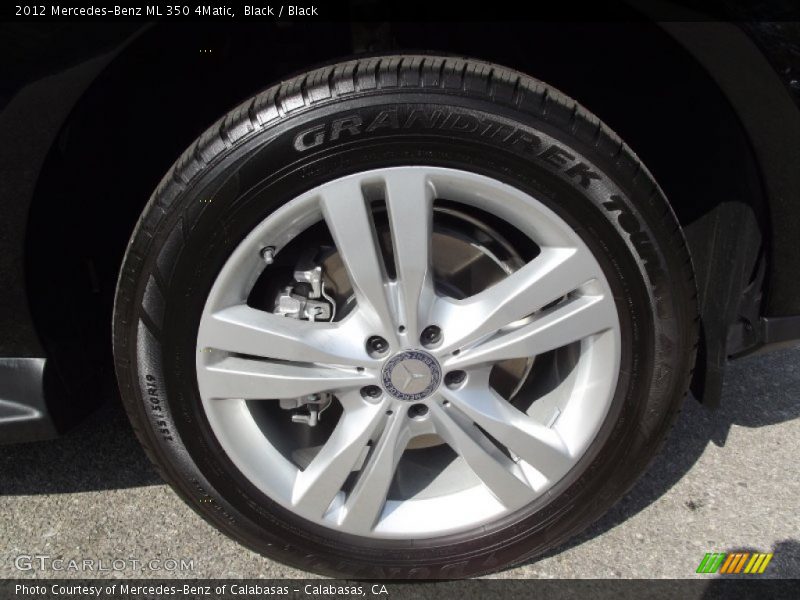Black / Black 2012 Mercedes-Benz ML 350 4Matic
