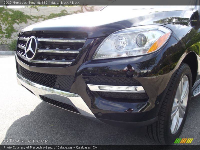 Black / Black 2012 Mercedes-Benz ML 350 4Matic