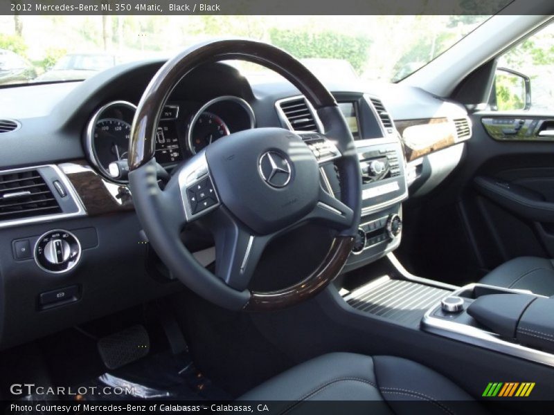 Black / Black 2012 Mercedes-Benz ML 350 4Matic