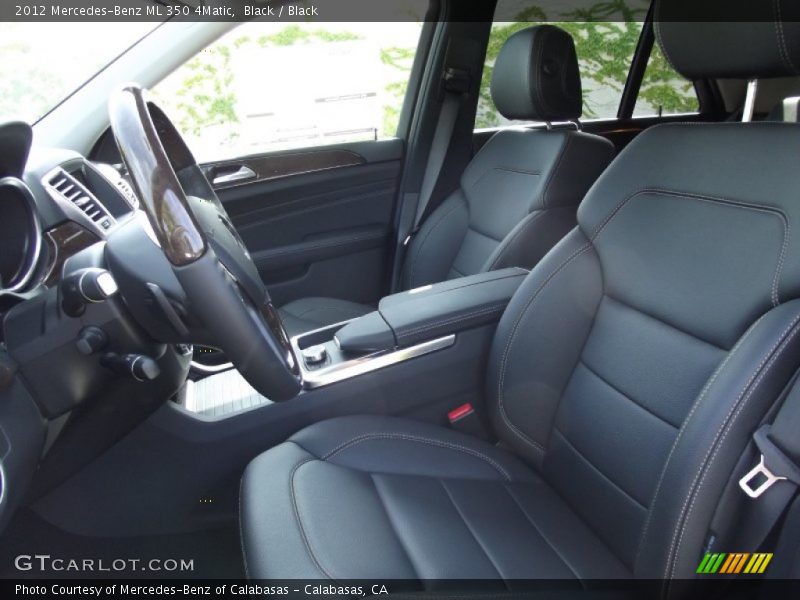Black / Black 2012 Mercedes-Benz ML 350 4Matic