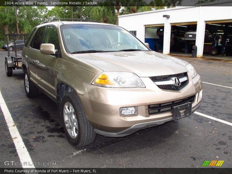 Sandstone Metallic / Saddle 2004 Acura MDX Touring