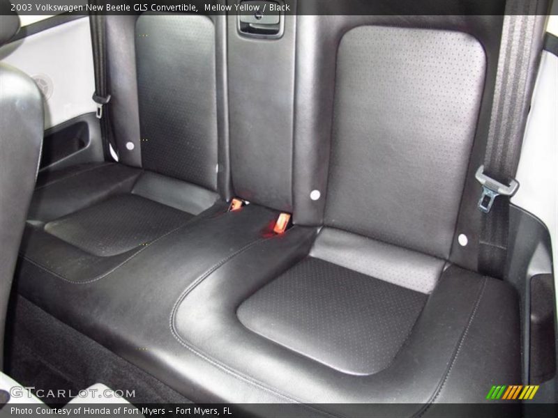 Mellow Yellow / Black 2003 Volkswagen New Beetle GLS Convertible