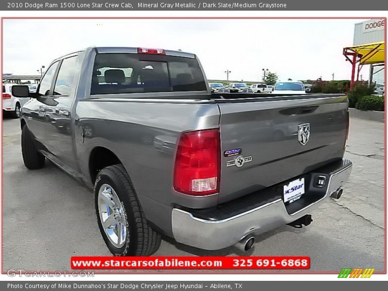 Mineral Gray Metallic / Dark Slate/Medium Graystone 2010 Dodge Ram 1500 Lone Star Crew Cab