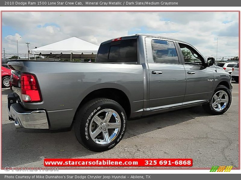 Mineral Gray Metallic / Dark Slate/Medium Graystone 2010 Dodge Ram 1500 Lone Star Crew Cab