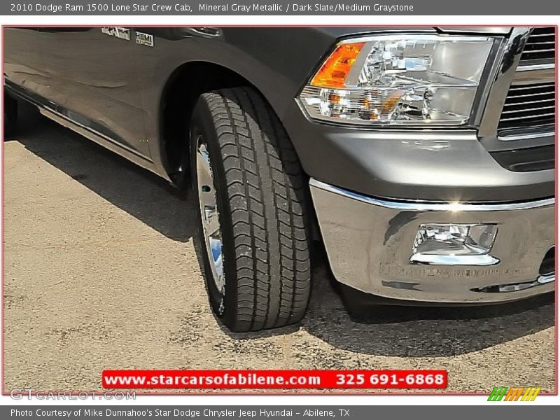 Mineral Gray Metallic / Dark Slate/Medium Graystone 2010 Dodge Ram 1500 Lone Star Crew Cab