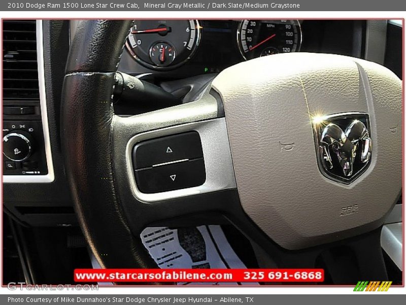 Mineral Gray Metallic / Dark Slate/Medium Graystone 2010 Dodge Ram 1500 Lone Star Crew Cab