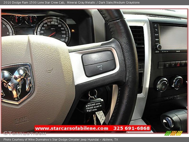 Mineral Gray Metallic / Dark Slate/Medium Graystone 2010 Dodge Ram 1500 Lone Star Crew Cab