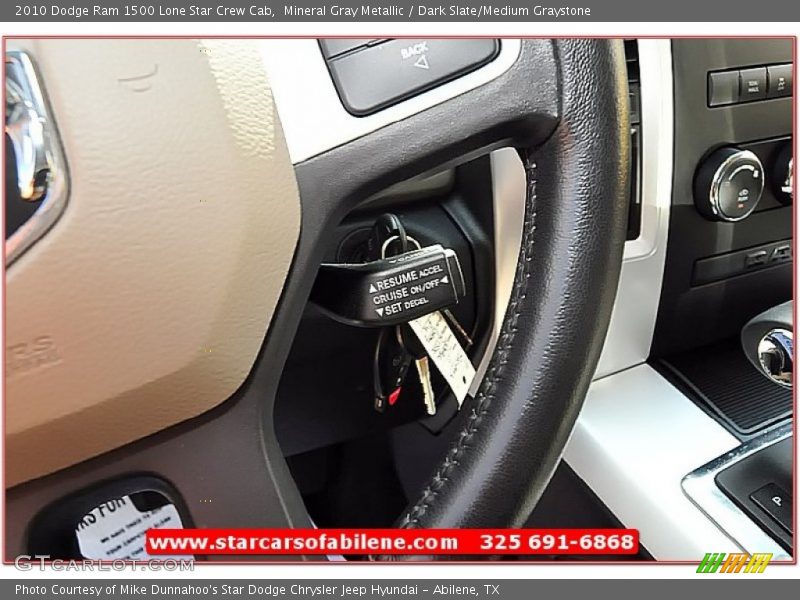 Mineral Gray Metallic / Dark Slate/Medium Graystone 2010 Dodge Ram 1500 Lone Star Crew Cab