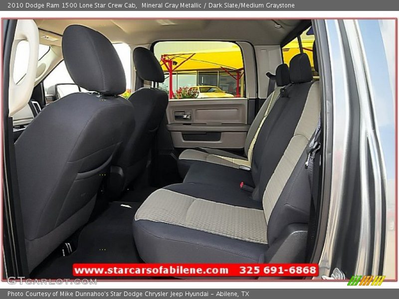 Mineral Gray Metallic / Dark Slate/Medium Graystone 2010 Dodge Ram 1500 Lone Star Crew Cab
