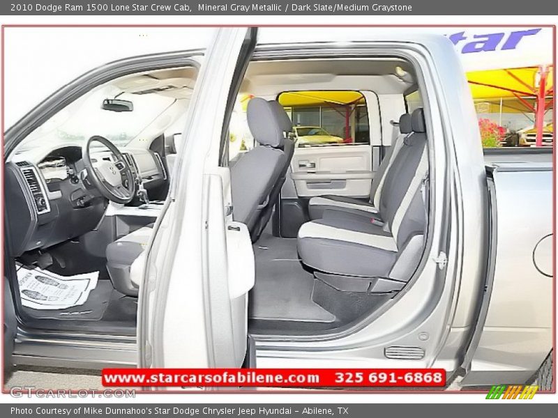 Mineral Gray Metallic / Dark Slate/Medium Graystone 2010 Dodge Ram 1500 Lone Star Crew Cab