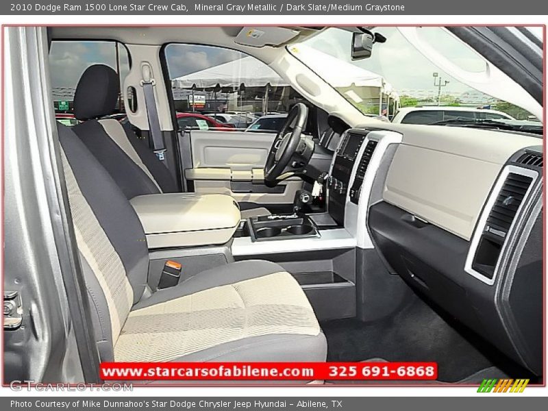 Mineral Gray Metallic / Dark Slate/Medium Graystone 2010 Dodge Ram 1500 Lone Star Crew Cab