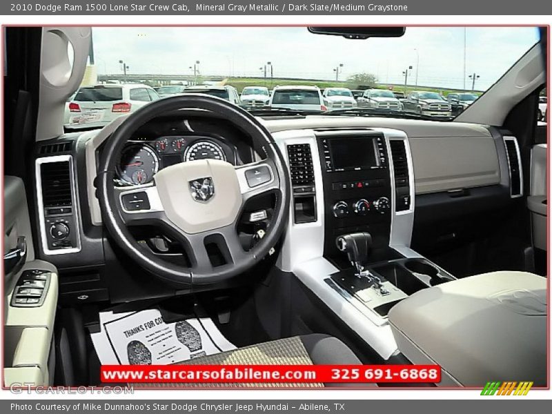 Mineral Gray Metallic / Dark Slate/Medium Graystone 2010 Dodge Ram 1500 Lone Star Crew Cab