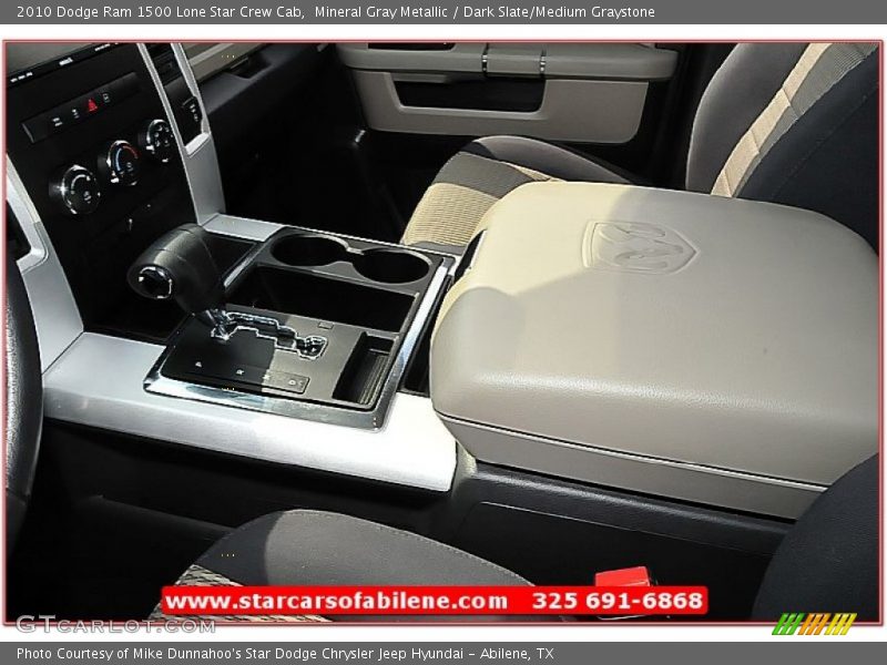 Mineral Gray Metallic / Dark Slate/Medium Graystone 2010 Dodge Ram 1500 Lone Star Crew Cab