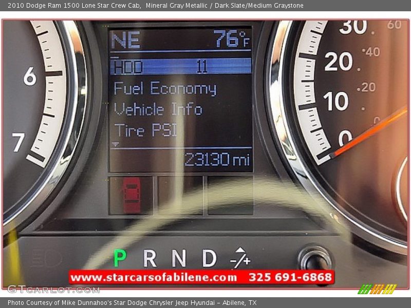 Mineral Gray Metallic / Dark Slate/Medium Graystone 2010 Dodge Ram 1500 Lone Star Crew Cab