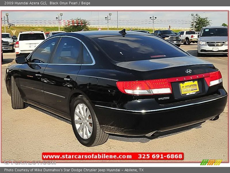 Black Onyx Pearl / Beige 2009 Hyundai Azera GLS