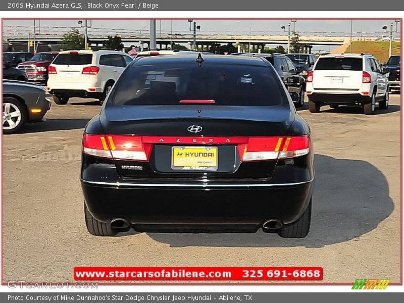 Black Onyx Pearl / Beige 2009 Hyundai Azera GLS