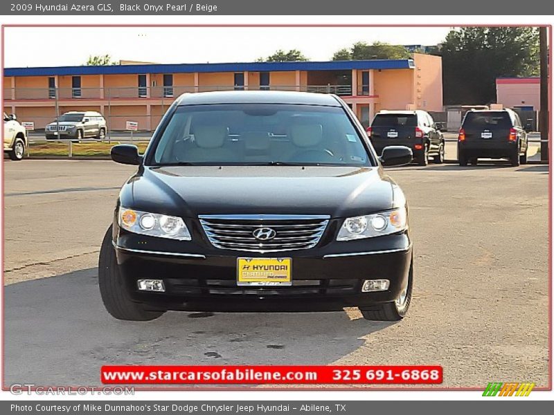 Black Onyx Pearl / Beige 2009 Hyundai Azera GLS