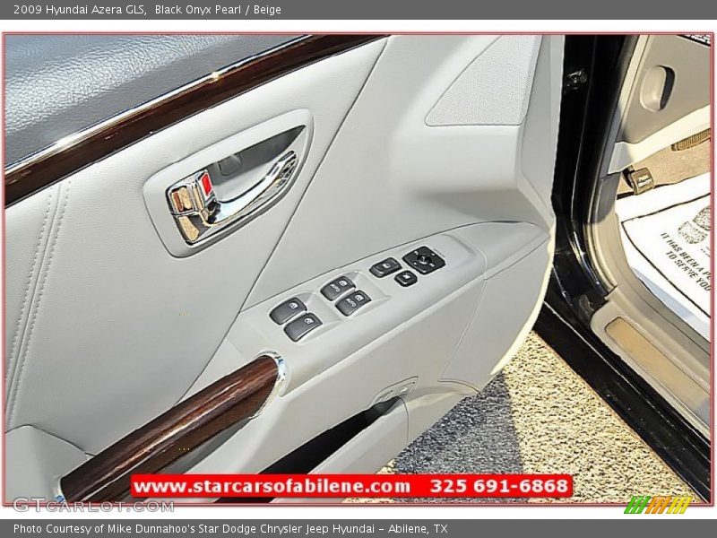 Black Onyx Pearl / Beige 2009 Hyundai Azera GLS