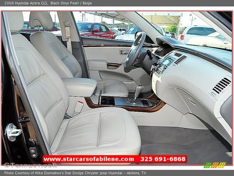 Black Onyx Pearl / Beige 2009 Hyundai Azera GLS
