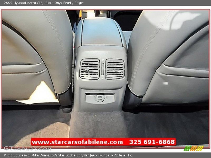 Black Onyx Pearl / Beige 2009 Hyundai Azera GLS