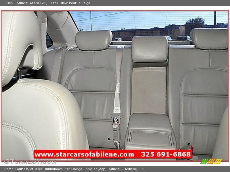 Black Onyx Pearl / Beige 2009 Hyundai Azera GLS