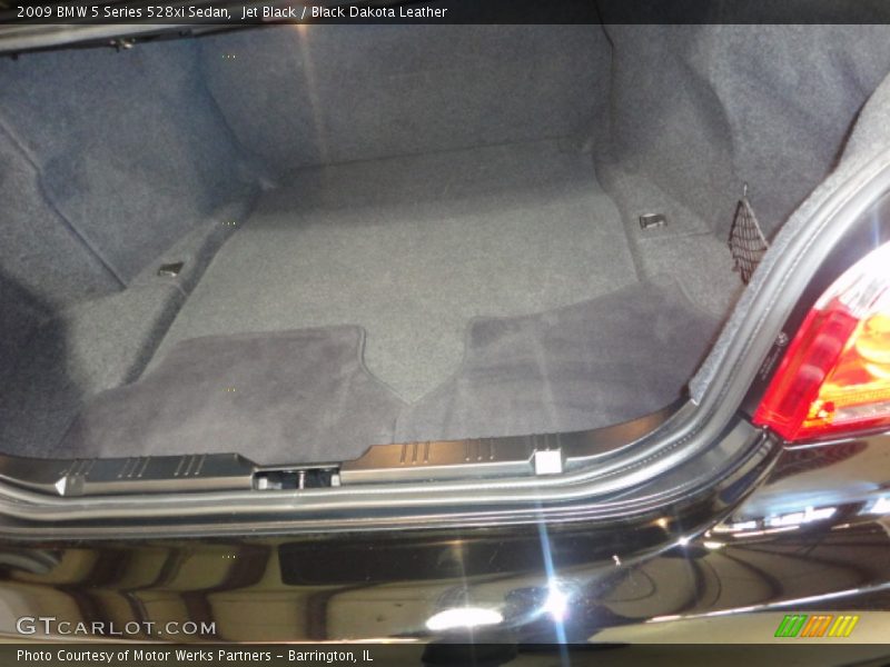 Jet Black / Black Dakota Leather 2009 BMW 5 Series 528xi Sedan