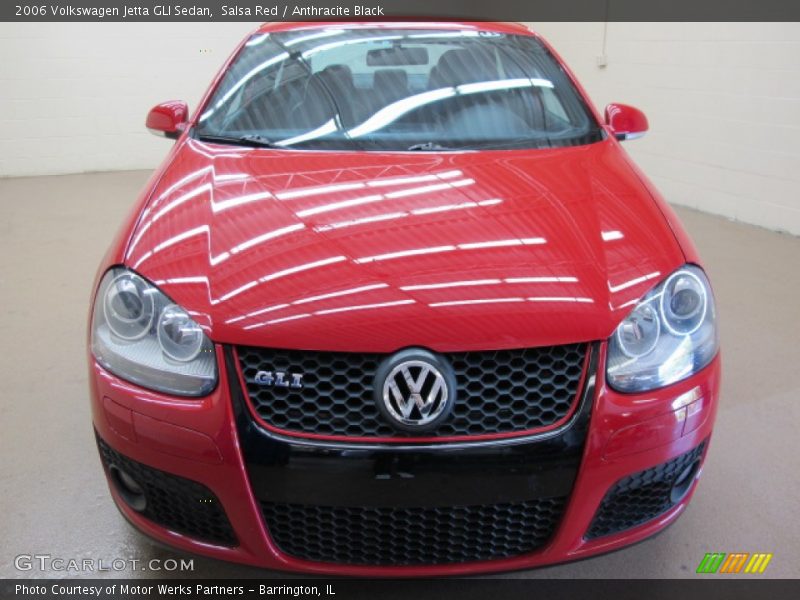 Salsa Red / Anthracite Black 2006 Volkswagen Jetta GLI Sedan