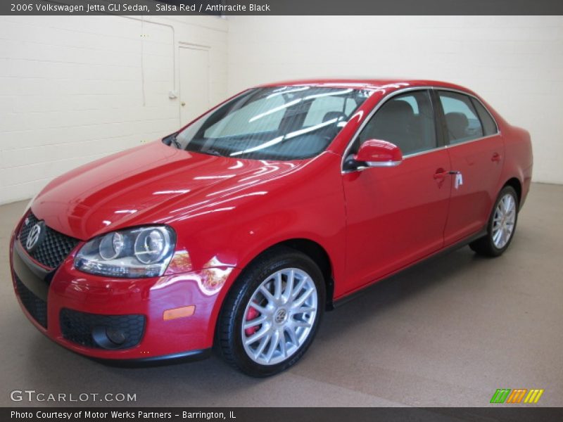 Salsa Red / Anthracite Black 2006 Volkswagen Jetta GLI Sedan