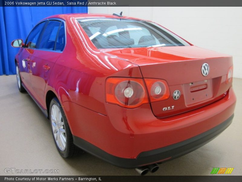 Salsa Red / Anthracite Black 2006 Volkswagen Jetta GLI Sedan