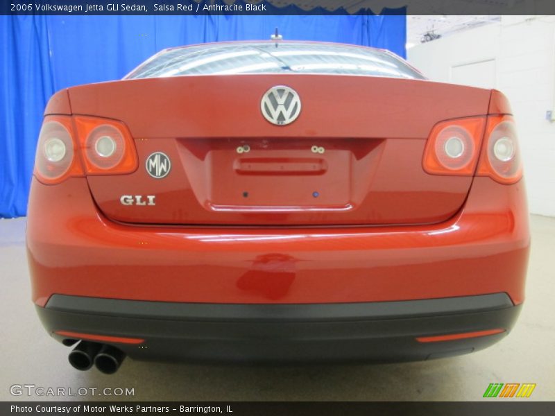 Salsa Red / Anthracite Black 2006 Volkswagen Jetta GLI Sedan